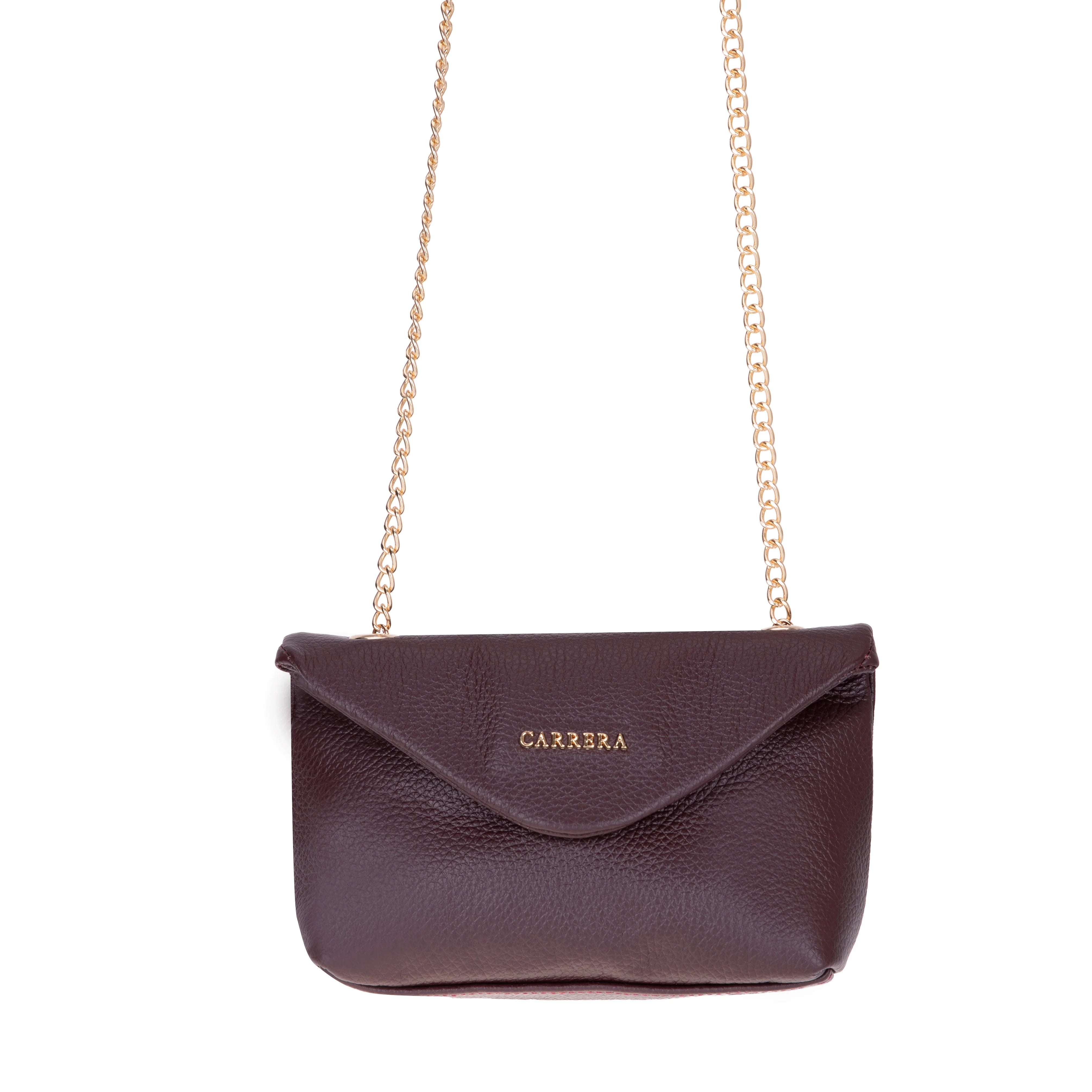 Carrera Lunera Women’s Leather Bag – Floater Leather Women’s Shoulder & Crossbody Bag with Chain Strap for Everyday Elegance | Minimal & Handcrafted