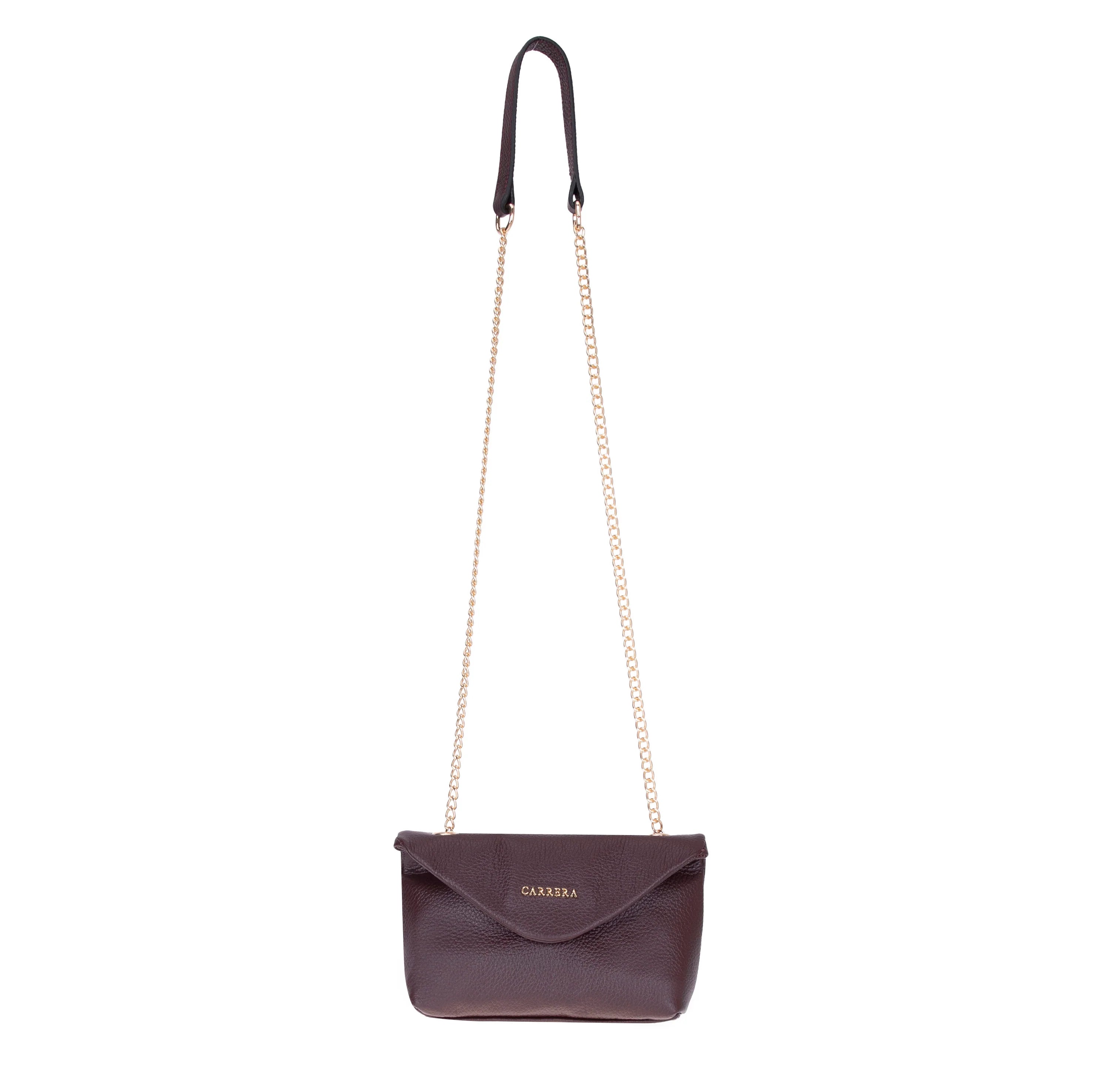 Carrera Lunera Women’s Leather Bag – Floater Leather Women’s Shoulder & Crossbody Bag with Chain Strap for Everyday Elegance | Minimal & Handcrafted