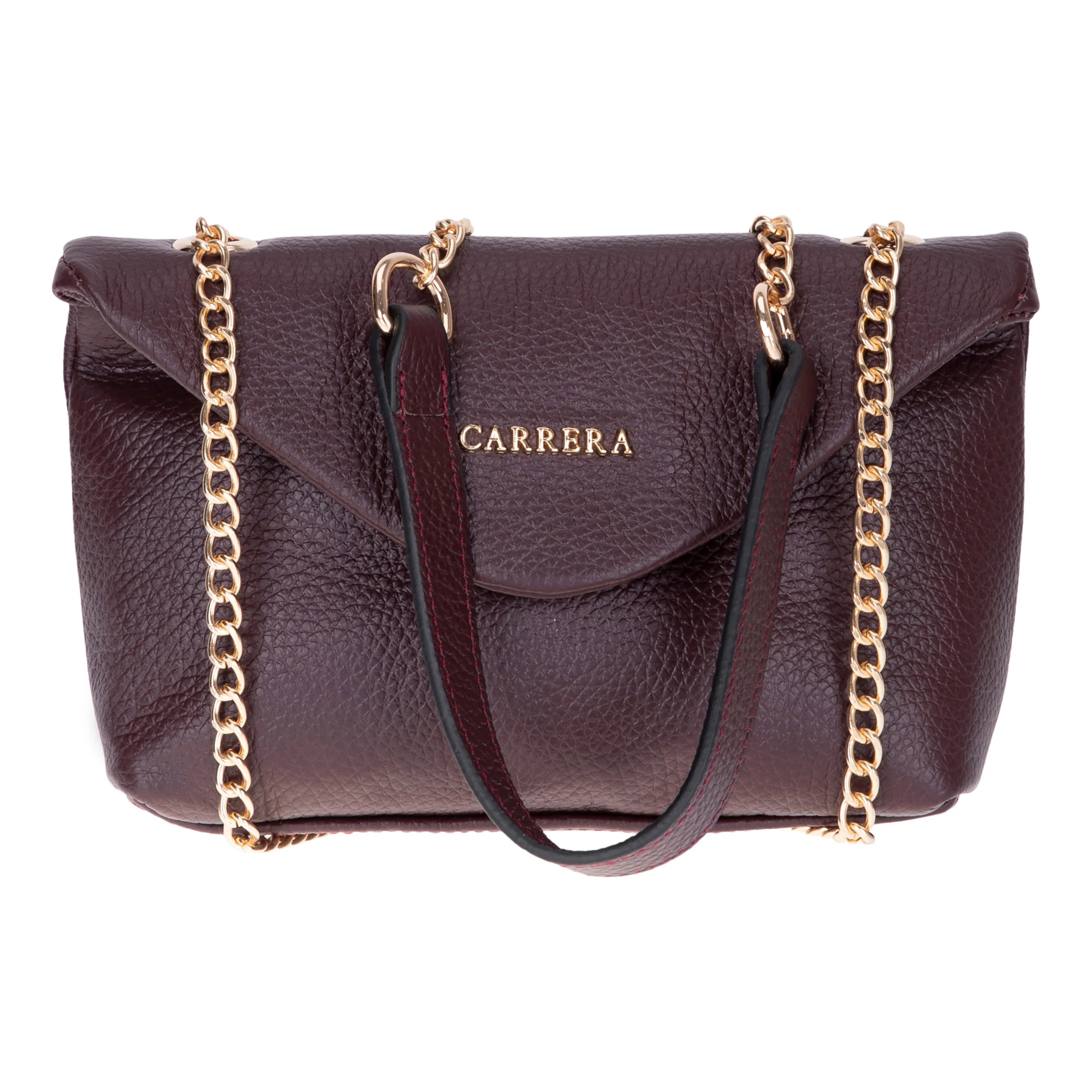 Carrera Lunera Women’s Leather Bag – Floater Leather Women’s Shoulder & Crossbody Bag with Chain Strap for Everyday Elegance | Minimal & Handcrafted