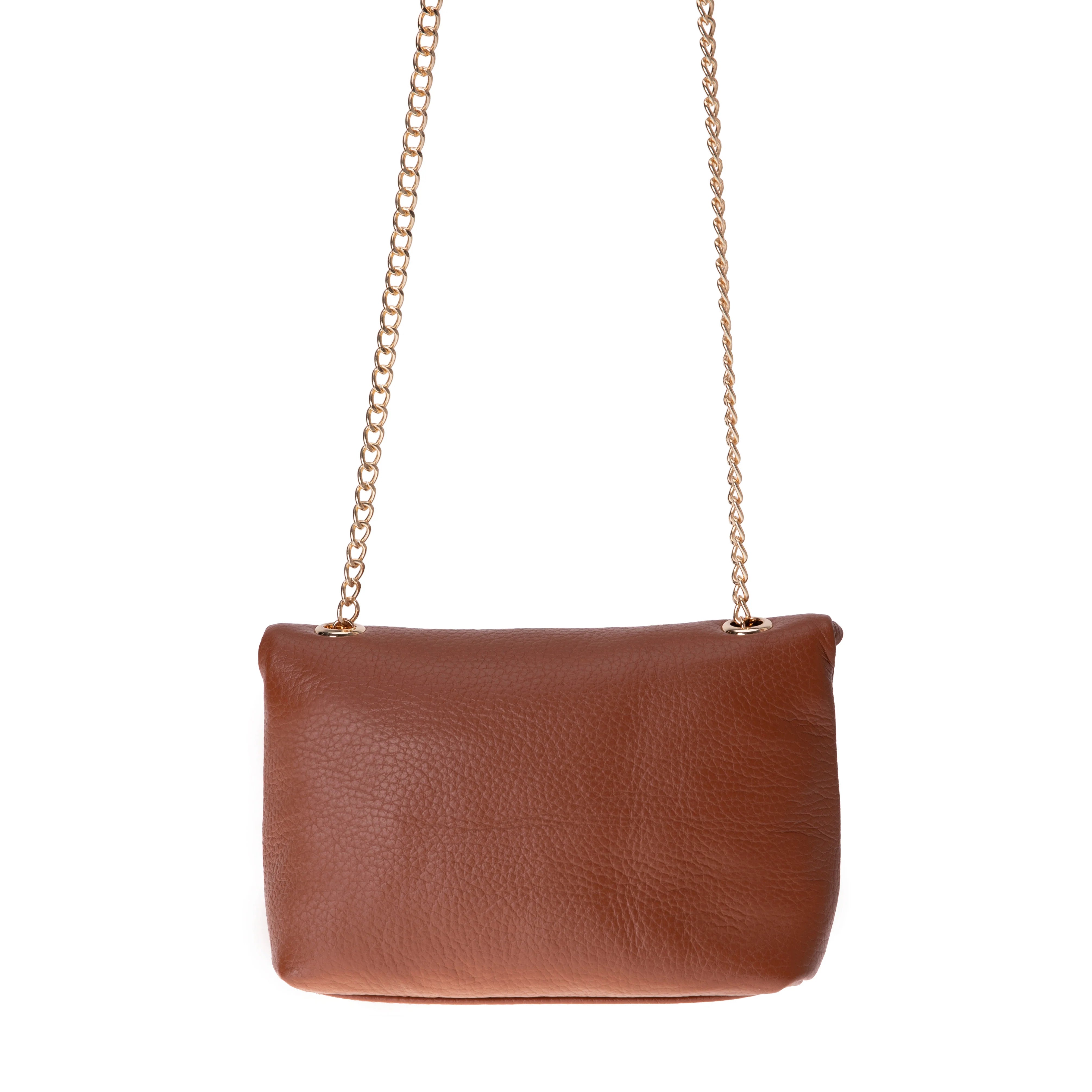 Carrera Lunera Women’s Leather Bag – Floater Leather Women’s Shoulder & Crossbody Bag with Chain Strap for Everyday Elegance | Minimal & Handcrafted