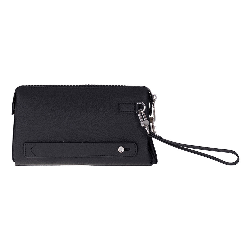 Lupus Leather Clutch Bag – Genuine Leather Wrist Clutch for Men & Women for Everyday Elegance | Minimal & Handcrafted