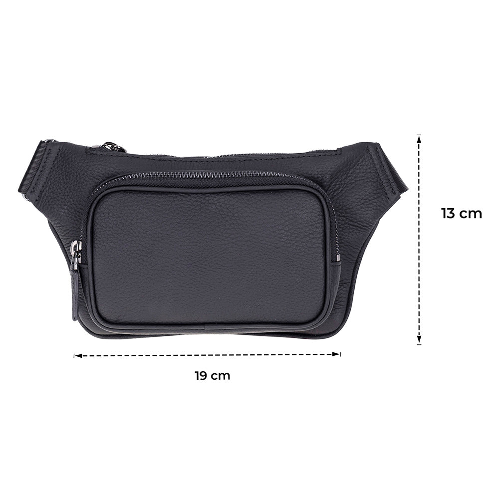 Apex Leather Waist Bag – Genuine Leather Crossbody & Waist Bag for Everyday Use | Minimal & Handcrafted