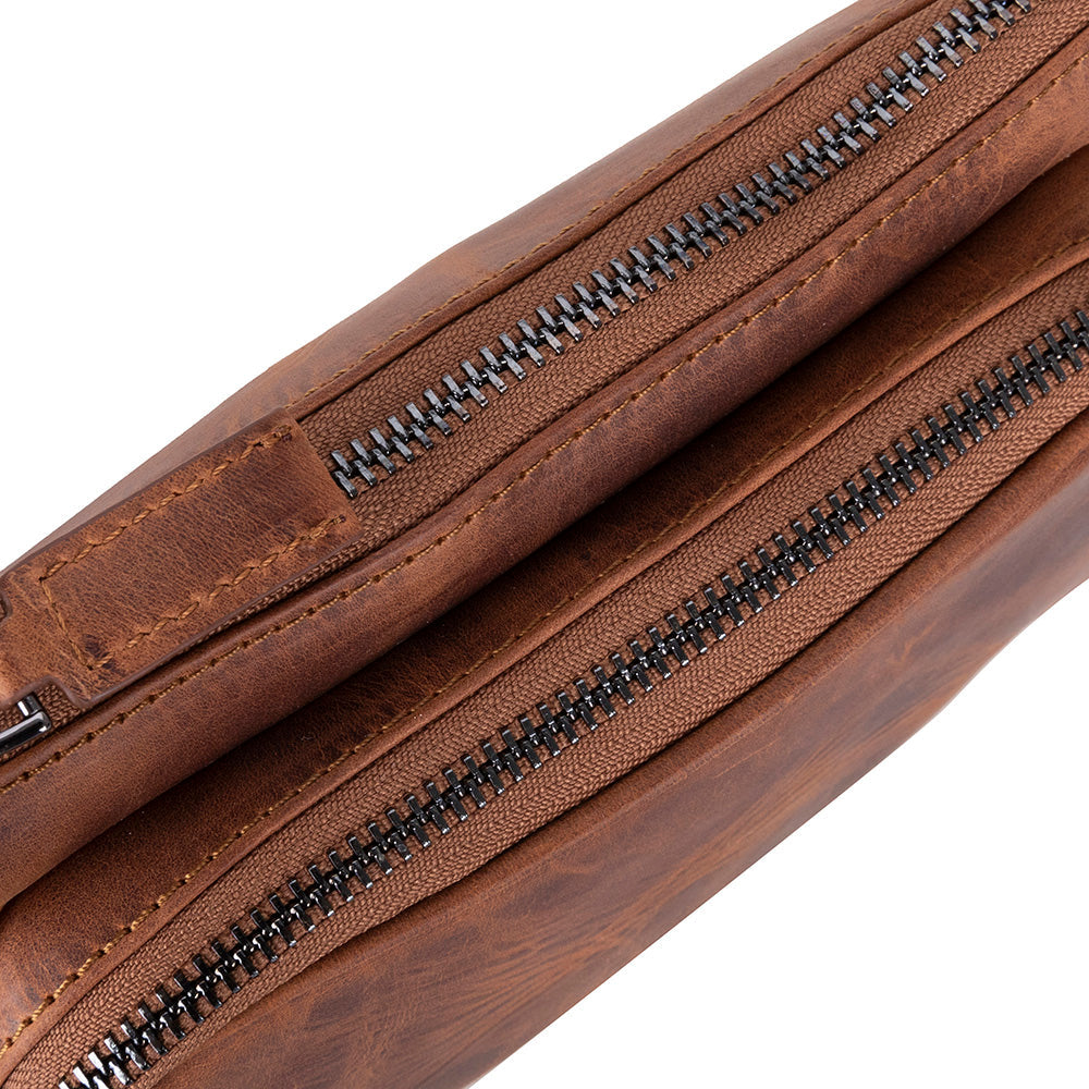 Apex Leather Waist Bag – Genuine Leather Crossbody & Waist Bag for Everyday Use | Minimal & Handcrafted