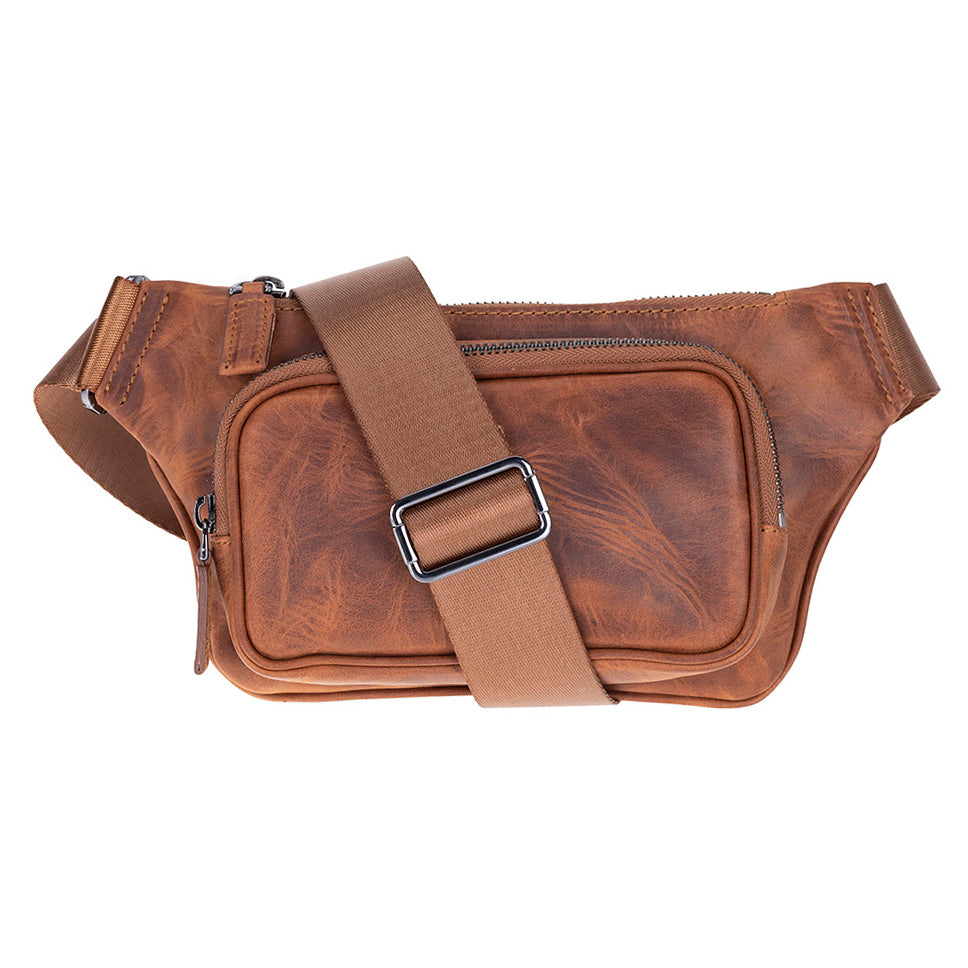 Apex Leather Waist Bag – Genuine Leather Crossbody & Waist Bag for Everyday Use | Minimal & Handcrafted