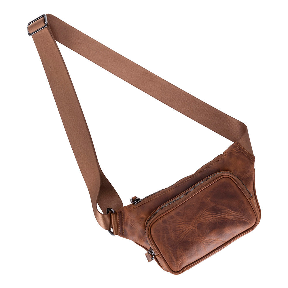 Apex Leather Waist Bag – Genuine Leather Crossbody & Waist Bag for Everyday Use | Minimal & Handcrafted