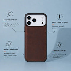 Flex Cover iPhone 17 Pro Max Leather Case