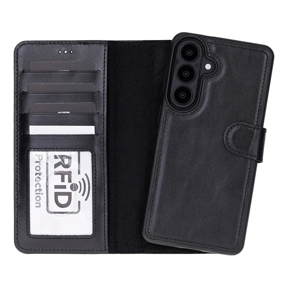 Samsung Galaxy S26 Leather Wallet Case Detachable RFID – Magic