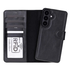 Samsung Galaxy S26 Leather Wallet Case Detachable RFID – Magic