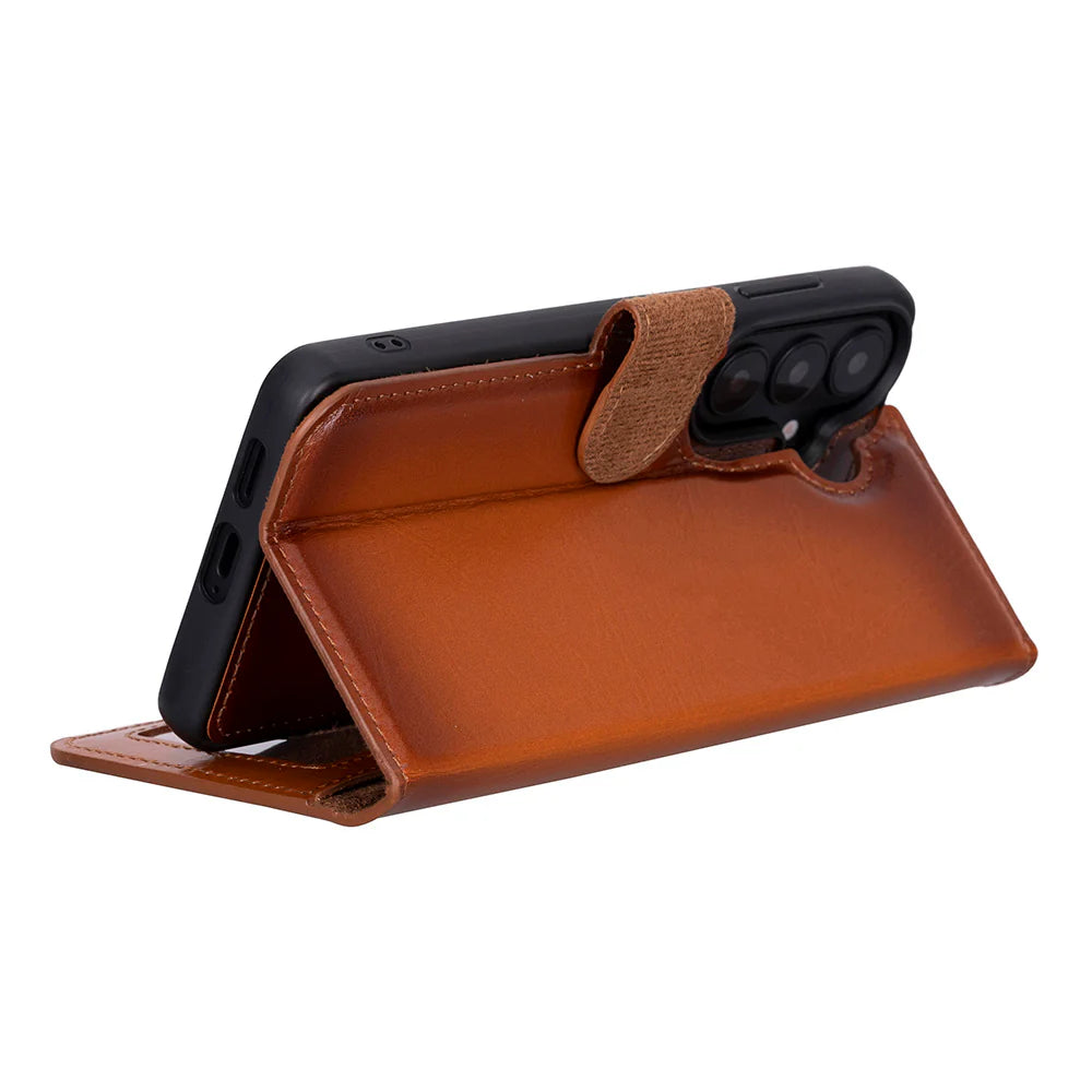 Magic Samsung Galaxy S26 Plus Leather Detachable Wallet Case