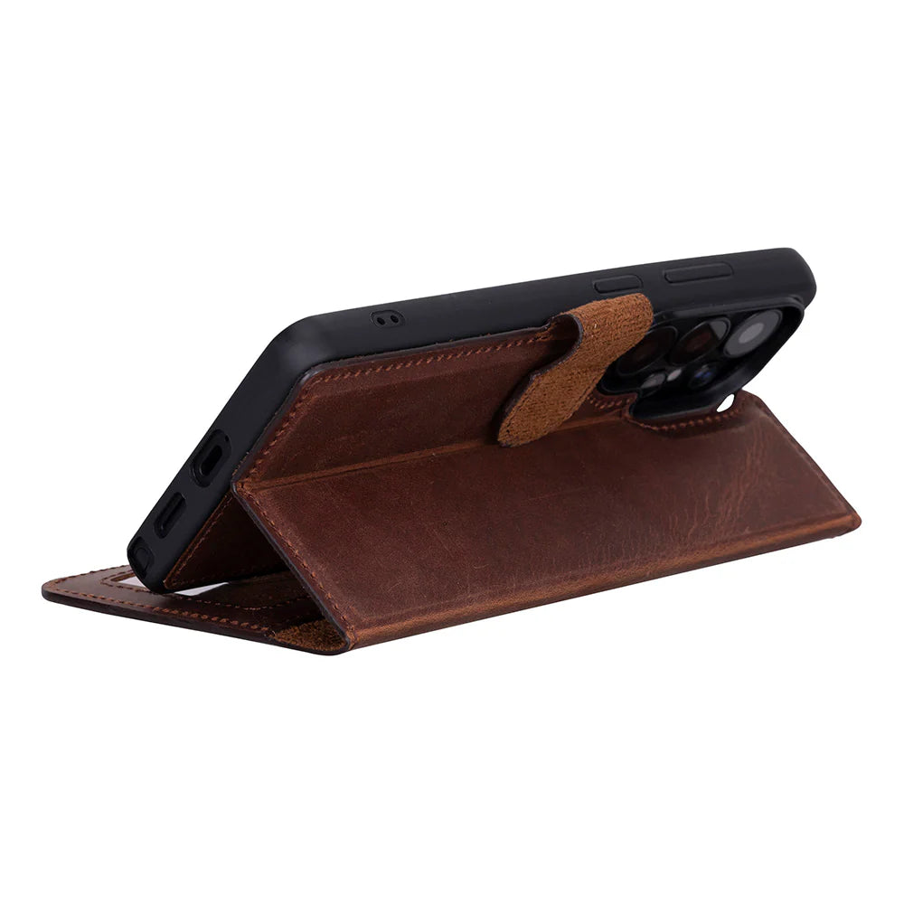 Magic Samsung Galaxy S26 Plus Leather Detachable Wallet Case