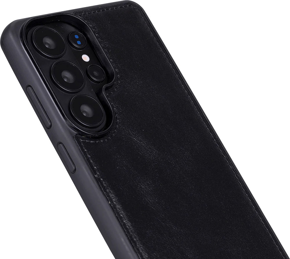 Magic Samsung Galaxy S26 Ultra Detachable Leather Wallet Case – Genuine Leather Phone Case for Everyday Carry | Minimal & Handcrafted