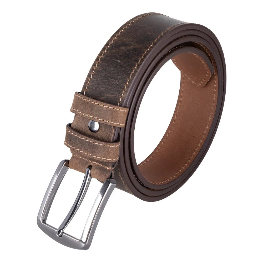 Urban Classic Leather Men's Belt - Brown