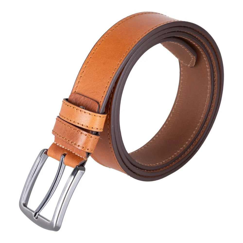 Urban Classic Leather Men's Belt - Tan