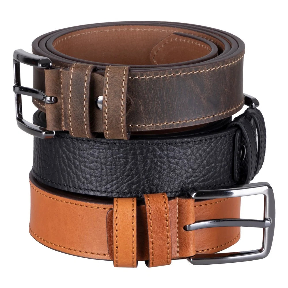 Urban Classic Leather Men's Belt - Tan
