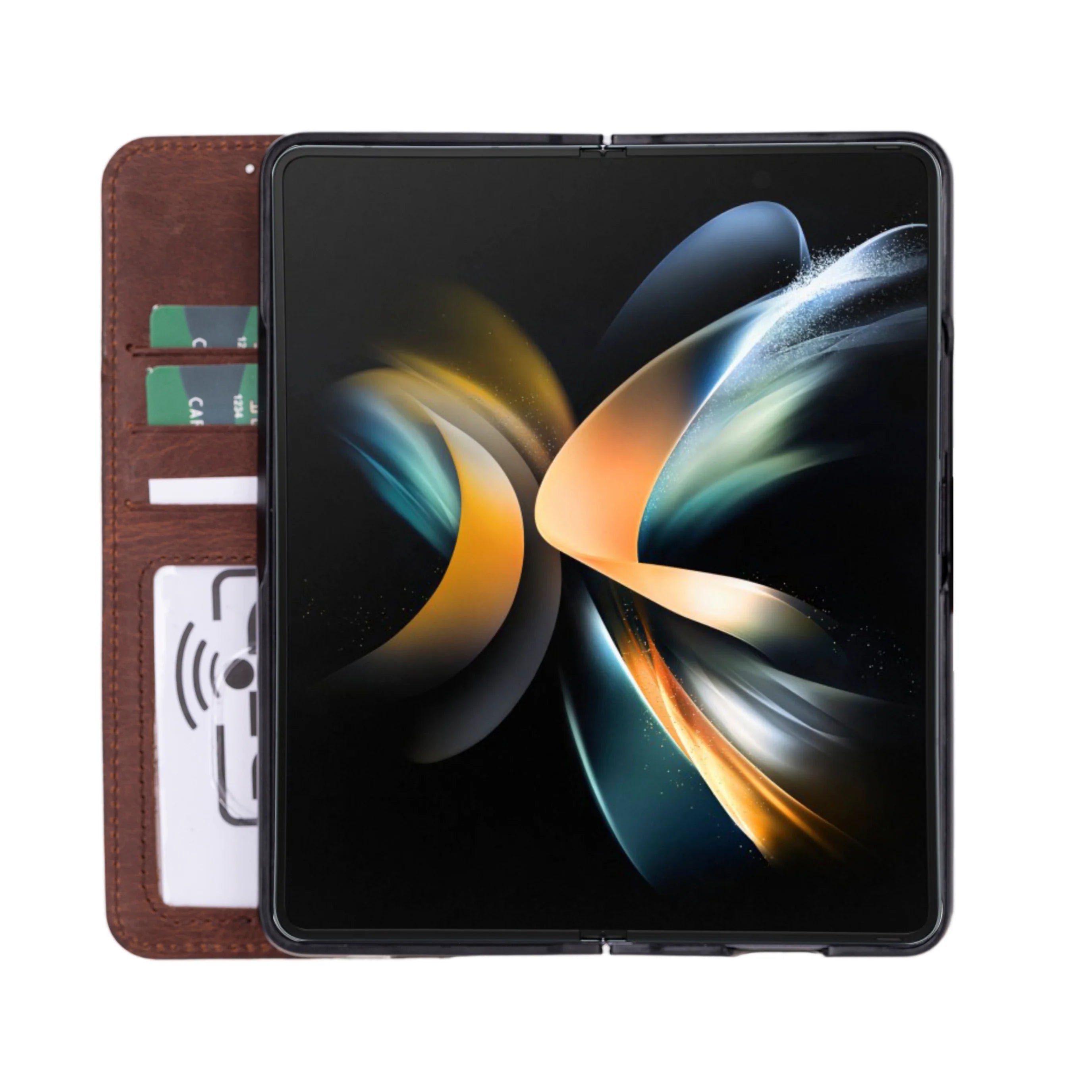 Google Pixel 10 Pro Fold Leather Folio Wallet Case RFID – Wallet ID