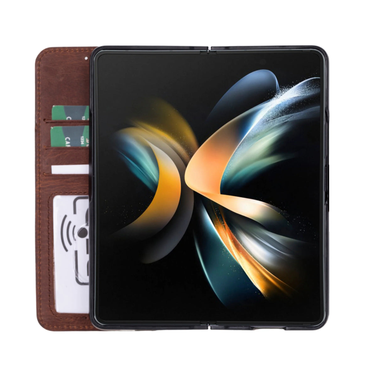 Google Pixel 10 Pro Fold Leather Folio Wallet Case RFID – Wallet ID