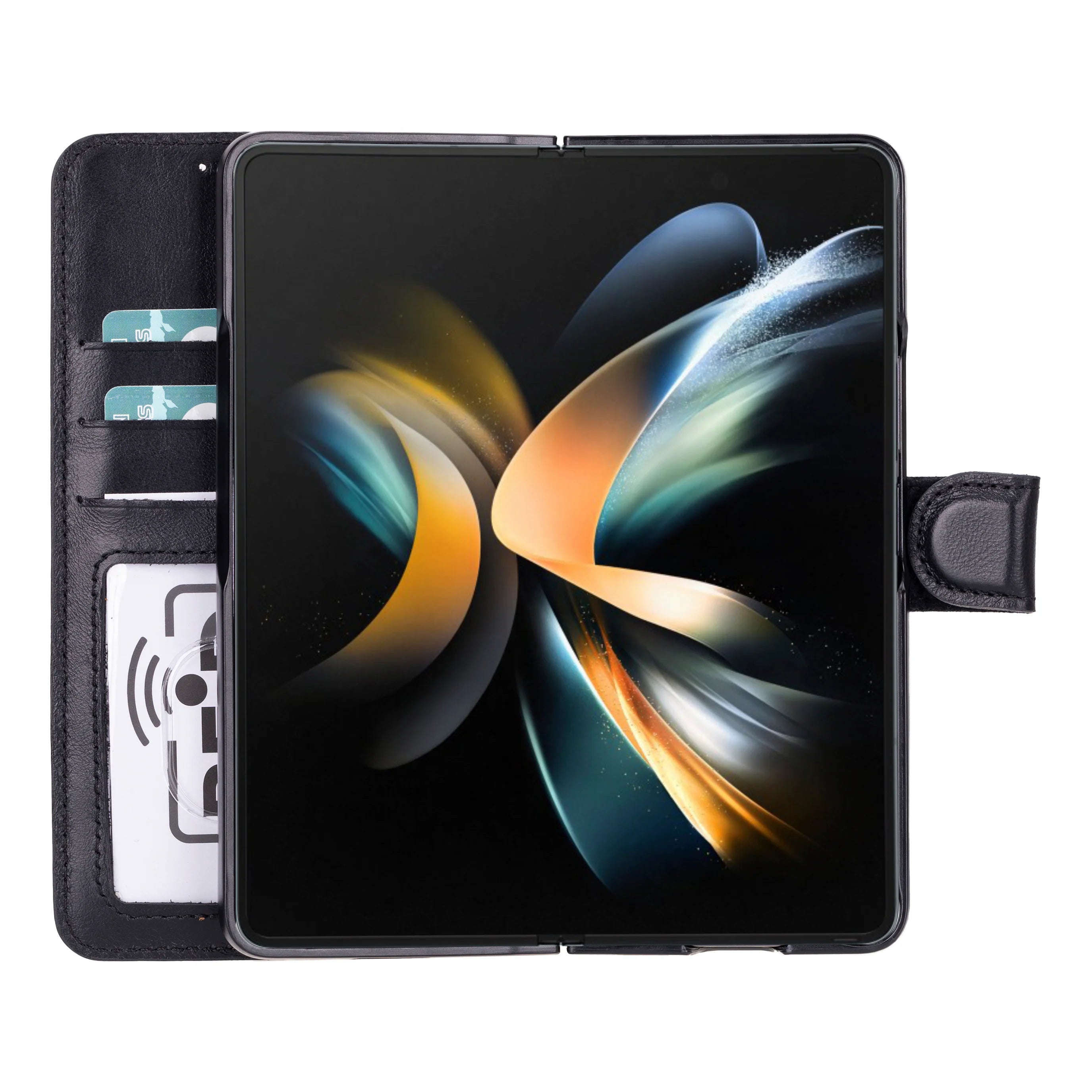 Google Pixel 10 Pro Fold Leather Folio Wallet Case RFID – Wallet ID
