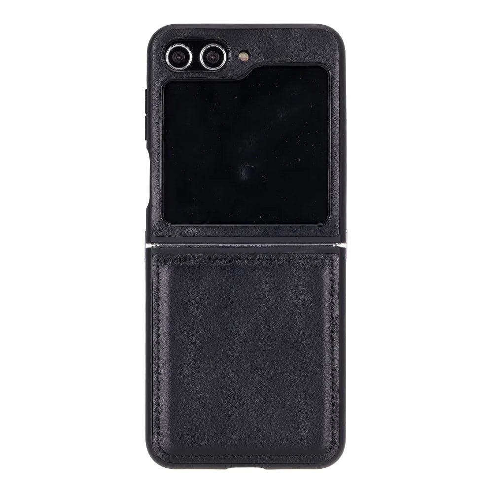 Samsung Galaxy Z Flip 5 Genuine Leather Slim Case – Flex Cover