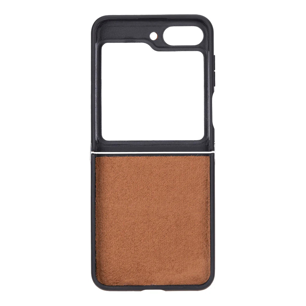 Samsung Galaxy Z Flip 5 Genuine Leather Slim Case – Flex Cover