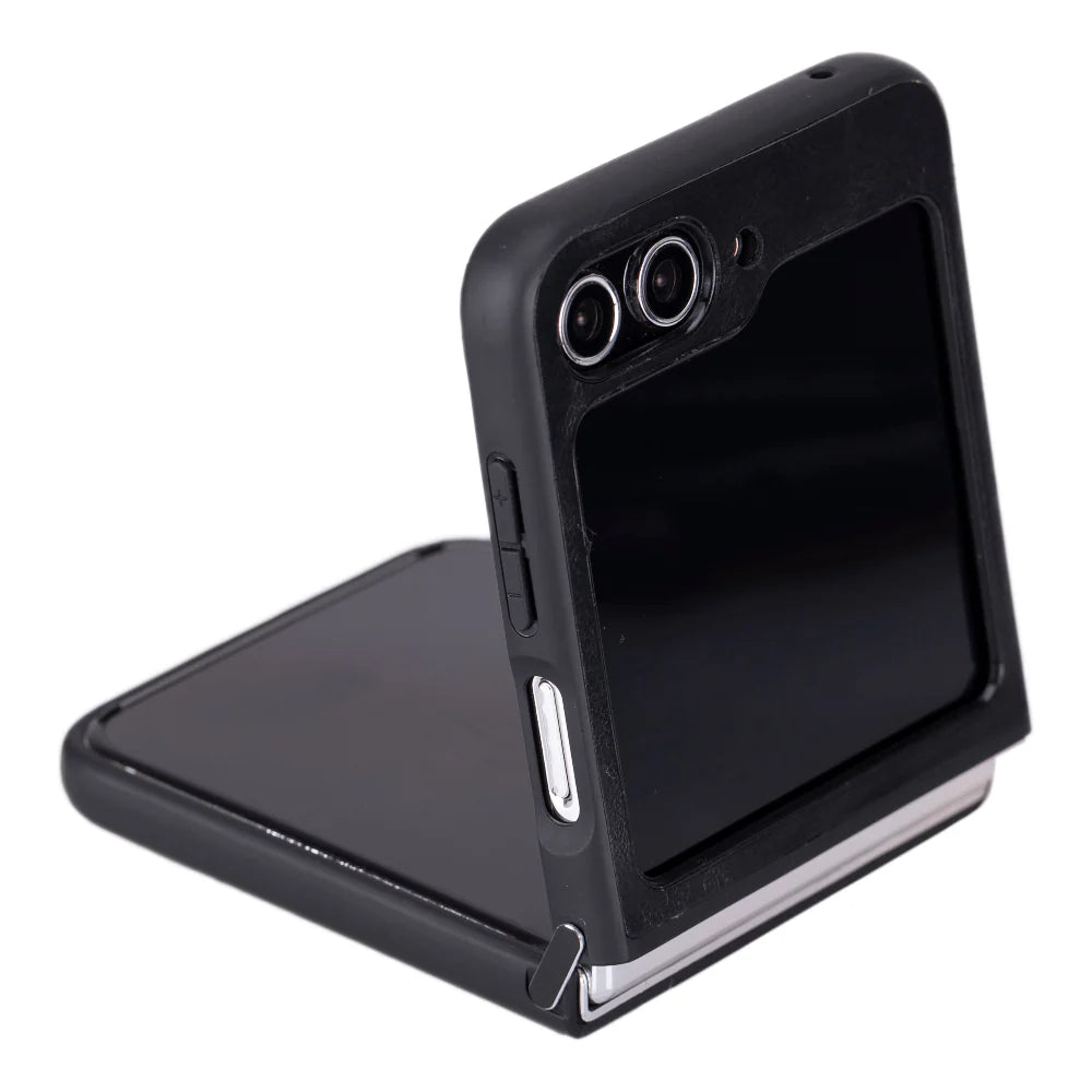 Samsung Galaxy Z Flip 5 Genuine Leather Slim Case – Flex Cover