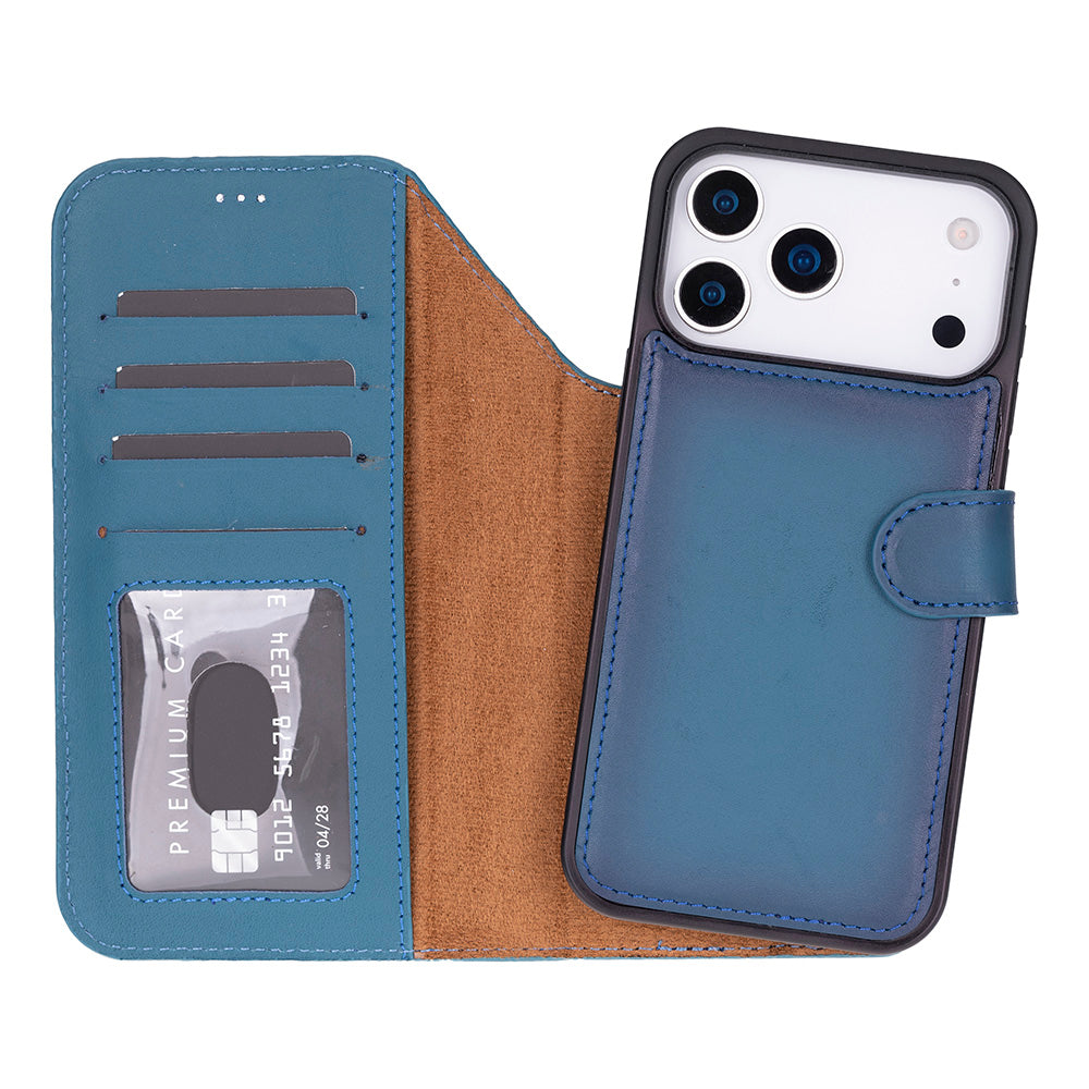 Magic iPhone 17 Pro Leather Detachable Wallet Case