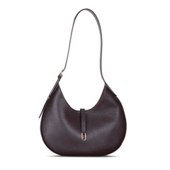Rosa Women’s Leather Shoulder Bag – Genuine Leather Crescent Bag for Everyday Elegance | Minimal & Handcrafted