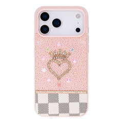 Vissel Heart Crystal Luxury Case for iPhone 17 Pro