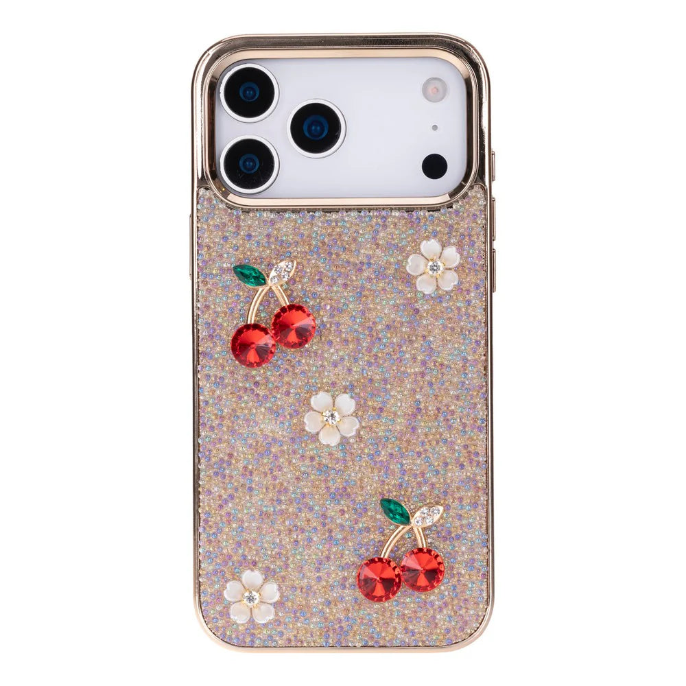 Freya Crystal Cherry Case for iPhone 17 Pro