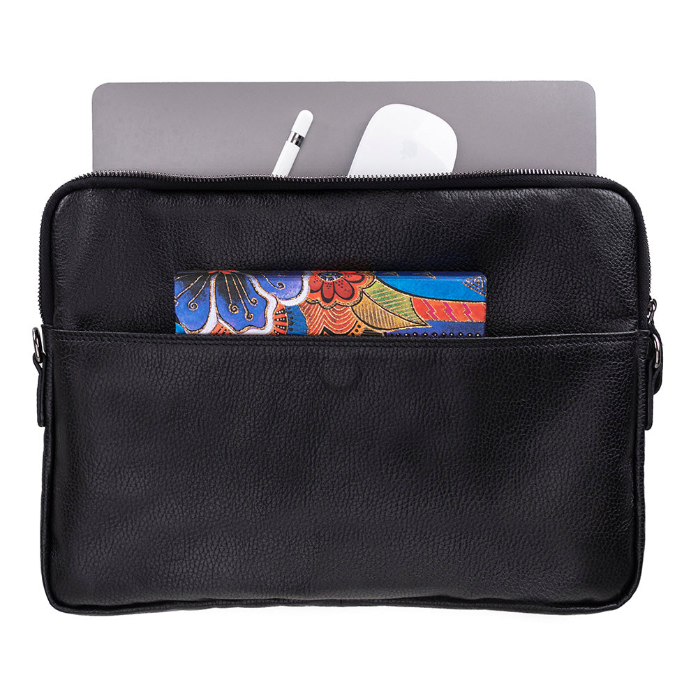 Leeds Slim Leather Laptop / Tablet Sleeve
