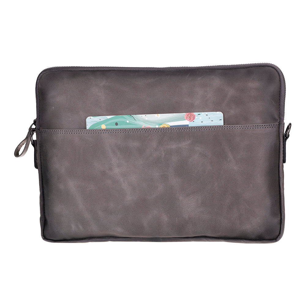 Leeds Slim Leather Laptop / Tablet Sleeve