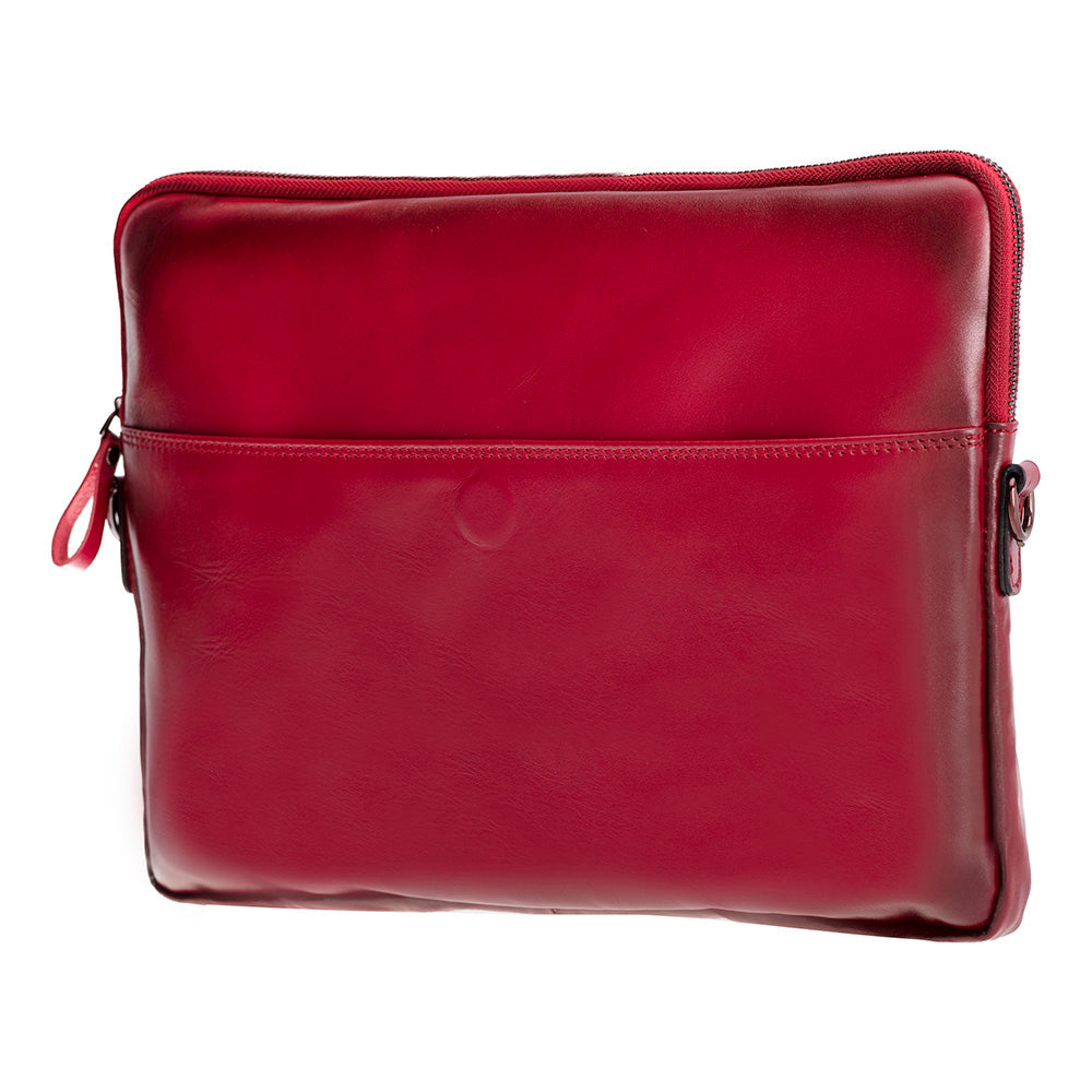 Leeds Slim Leather Laptop / Tablet Sleeve