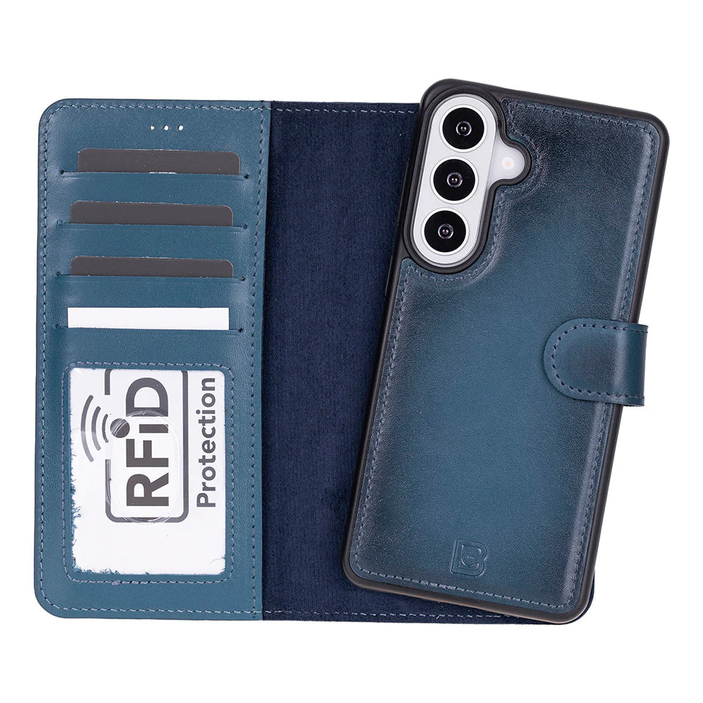 Magic Samsung Galaxy S26 Plus Leather Detachable Wallet Case