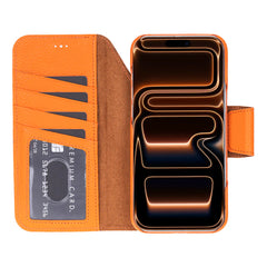 Elite Magic iPhone 17 Pro Max Leather Detachable Wallet Case