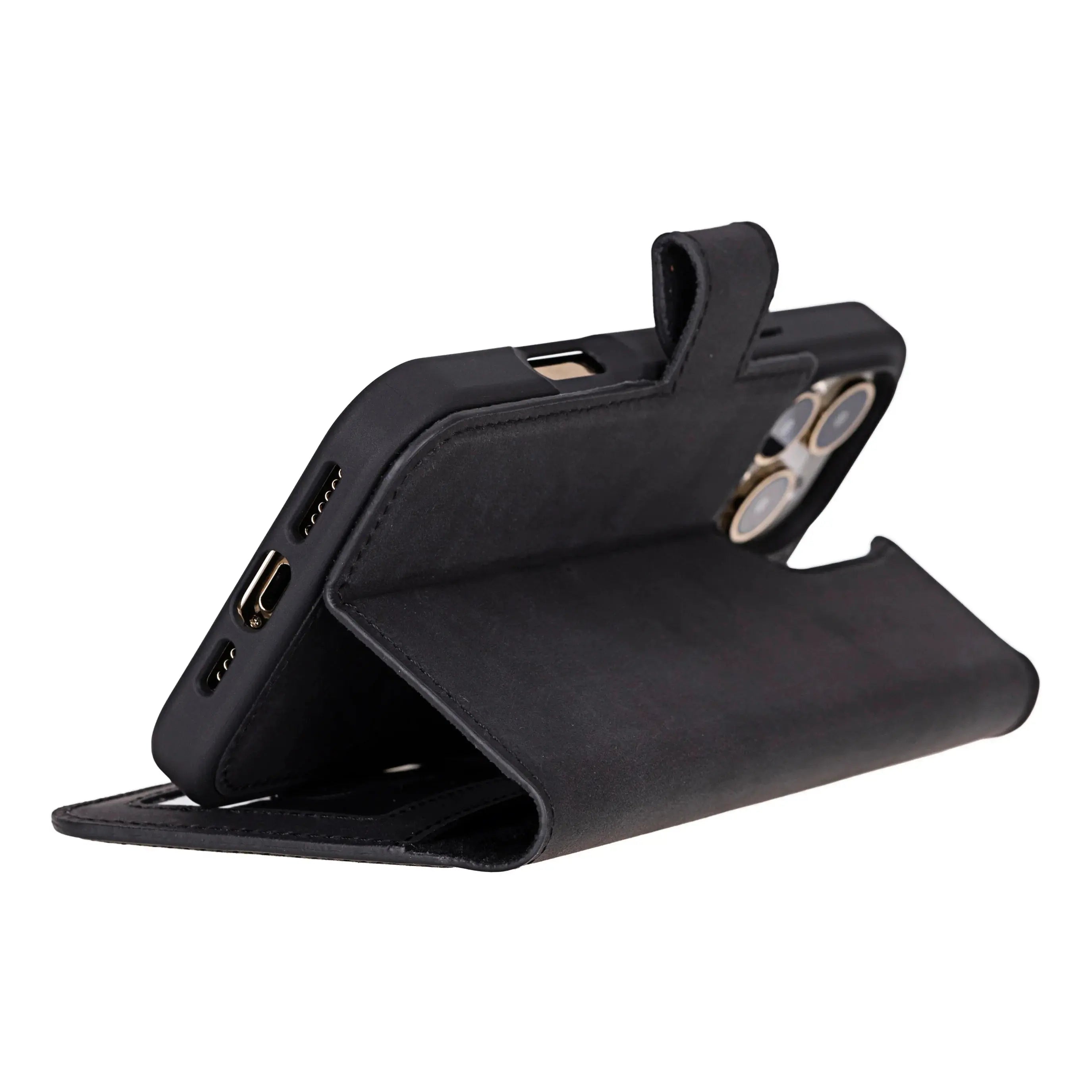 iPhone 16 Pro Max Leather Wallet Case Detachable RFID MagSafe – Liluri Series