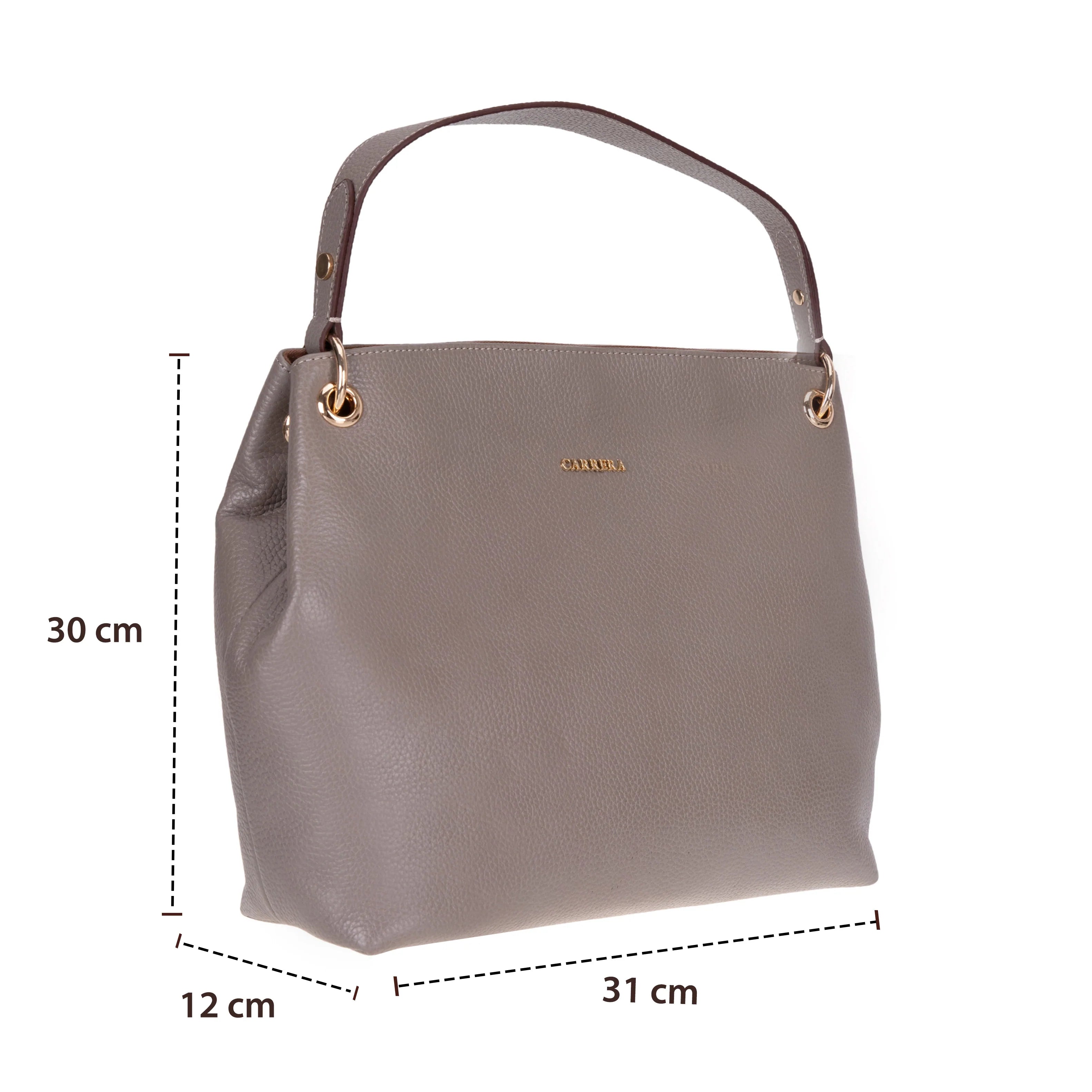 Carrera Calivra Women's Leather Bag – Floater Leather Shoulder Bag for Everyday Elegance | Minimal & Handcrafted