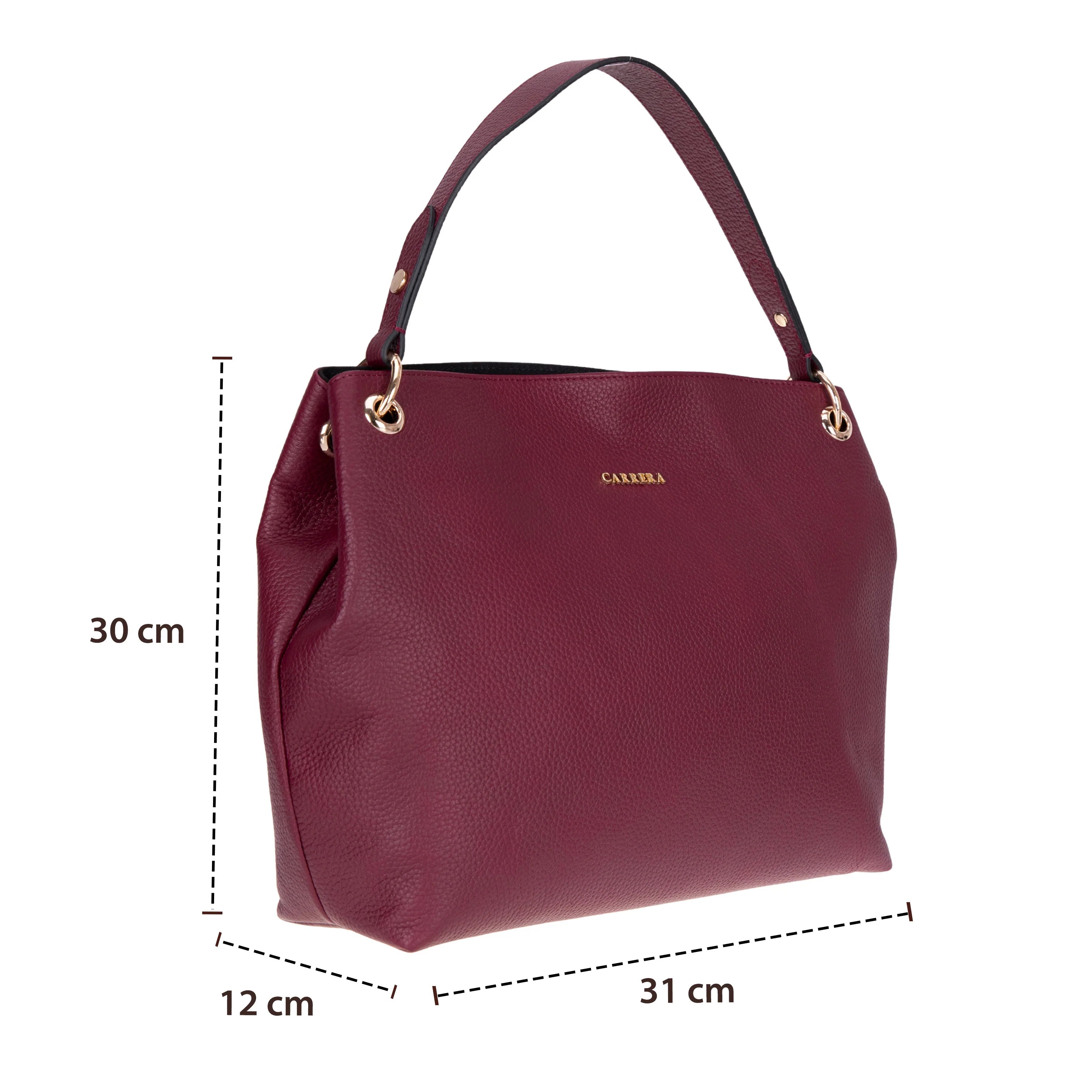 Carrera Calivra Women's Leather Bag – Floater Leather Shoulder Bag for Everyday Elegance | Minimal & Handcrafted