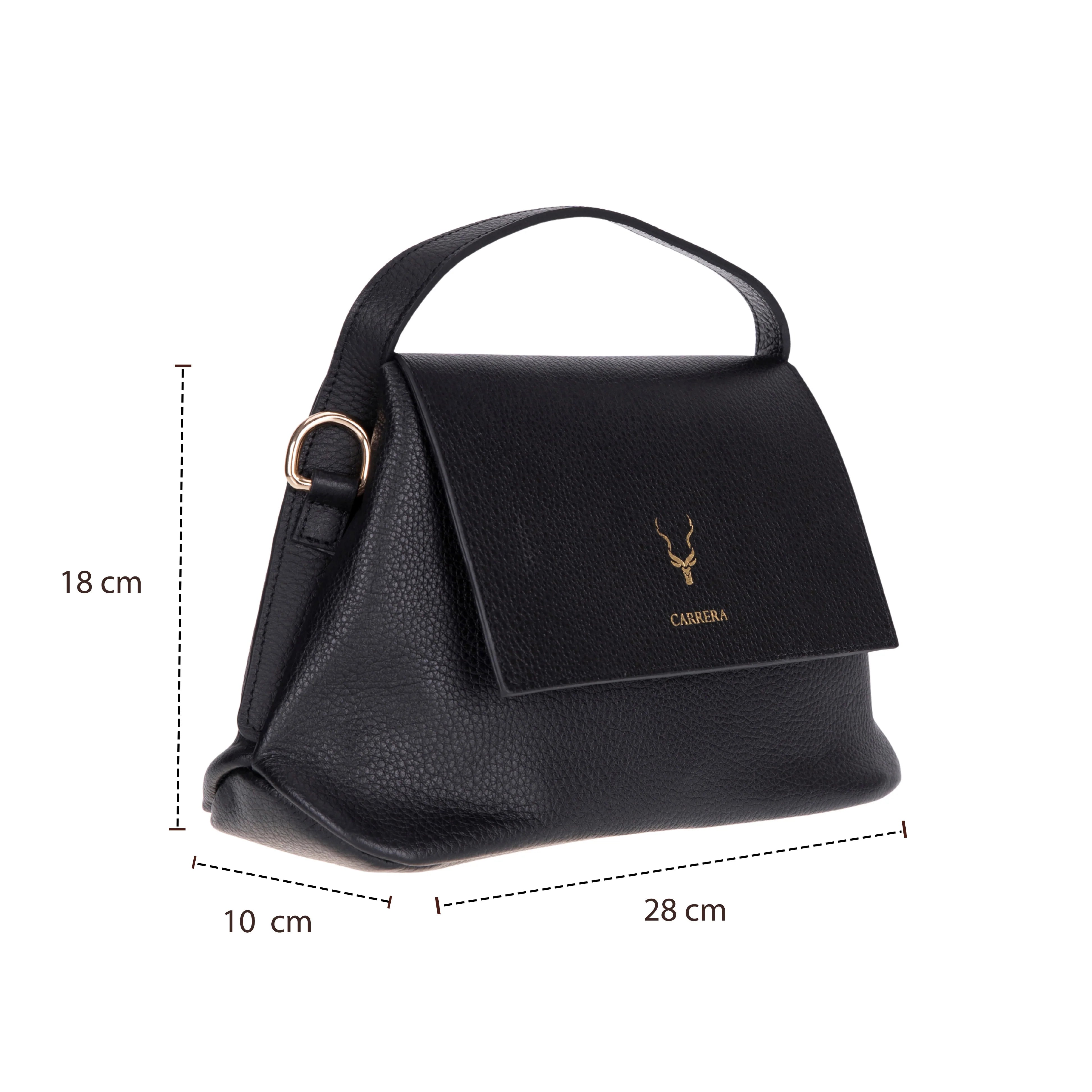 Carrera Arvelia Women’s Leather Bag – Floater Leather Shoulder & Top Handle Bag for Everyday Elegance | Minimal & Handcrafted