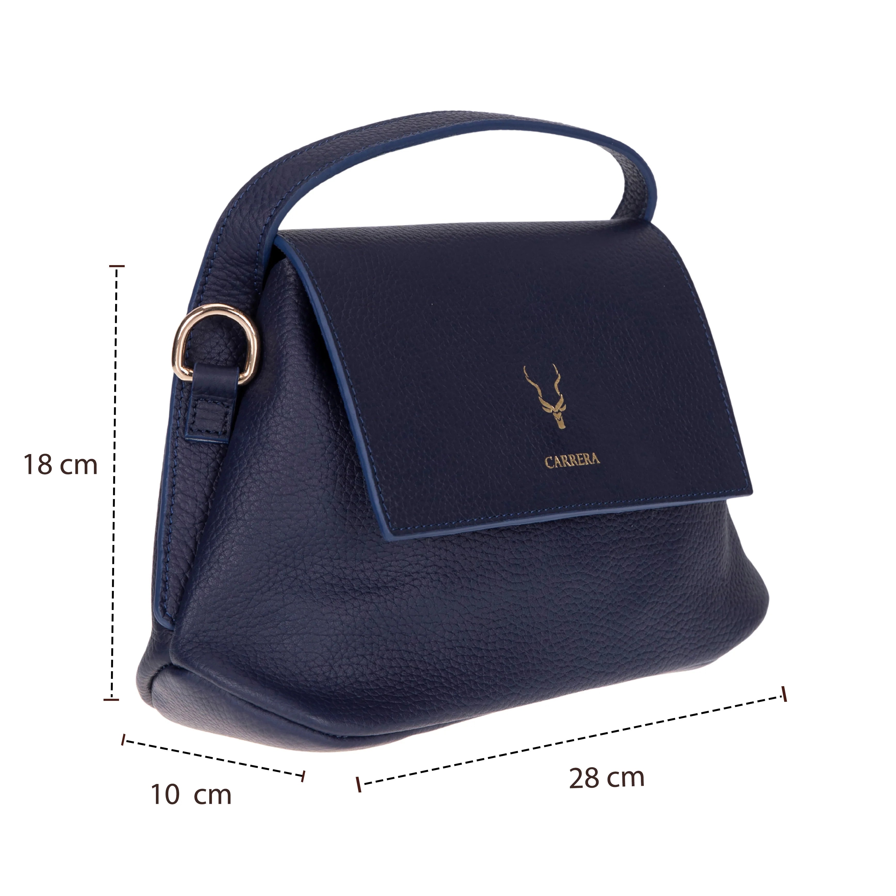Carrera Arvelia Women’s Leather Bag – Floater Leather Shoulder & Top Handle Bag for Everyday Elegance | Minimal & Handcrafted