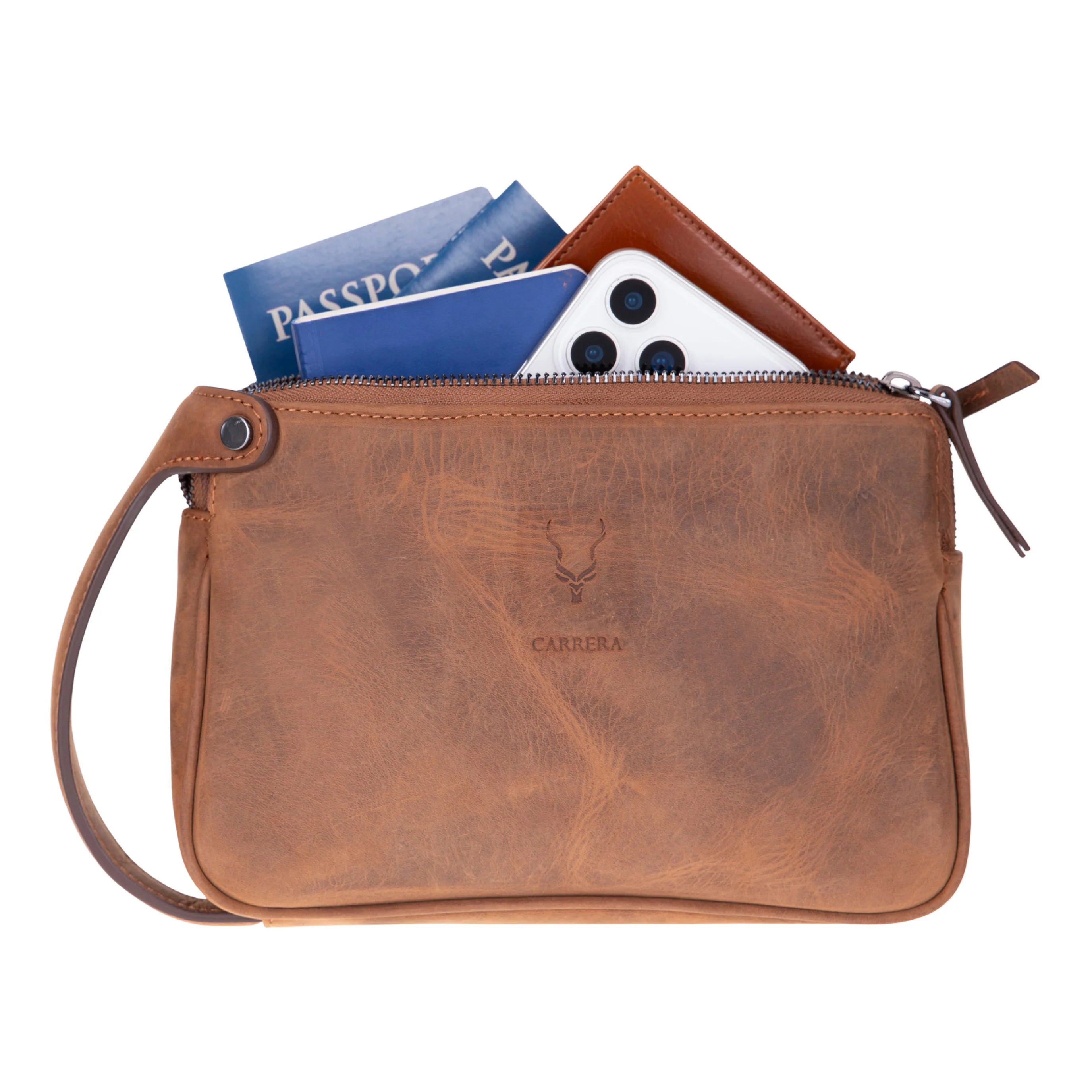 Carrera Valdiero Leather Men's Handbag