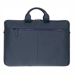 Truro Leather Business Briefcase / Laptop Case 16" with Suitcase