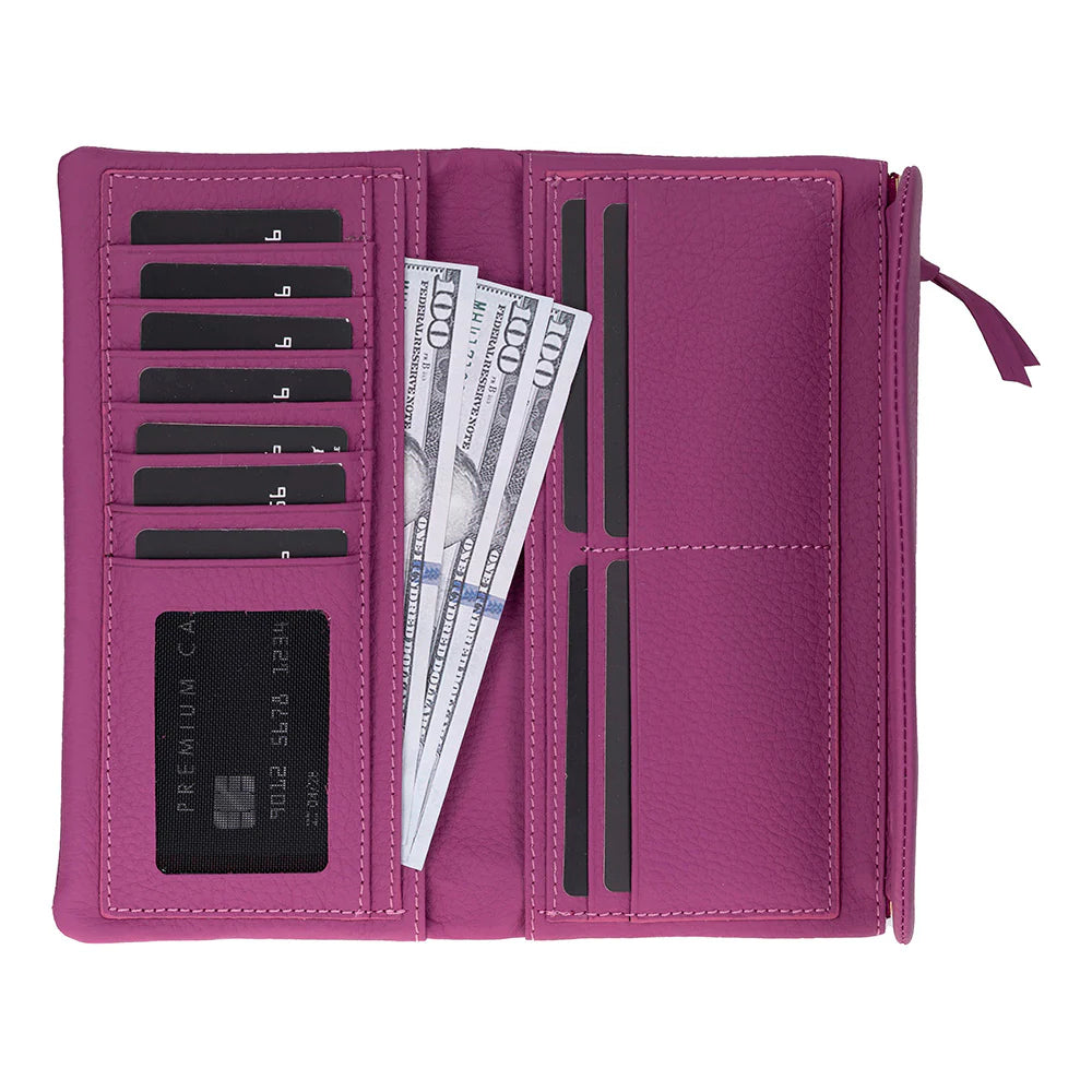 Vellure Leather Women's Wallet, Large