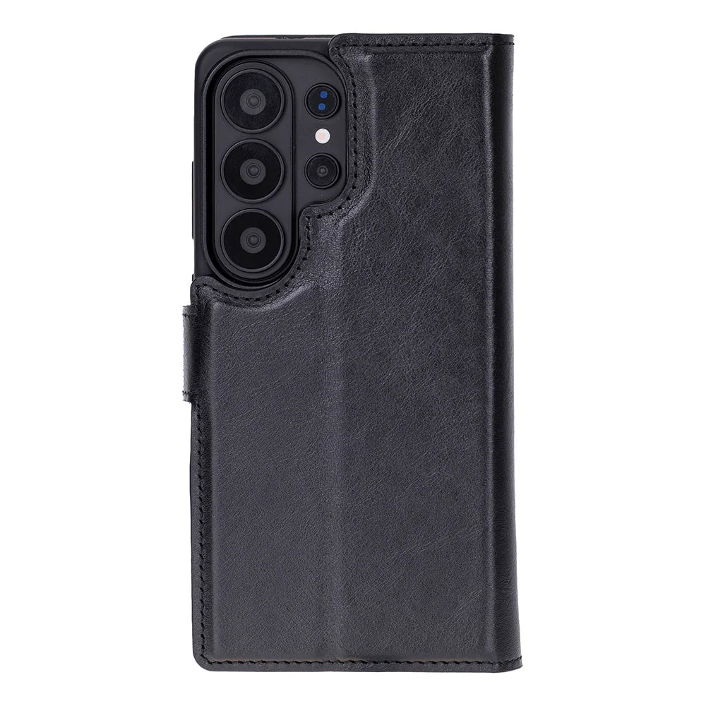Magic Samsung Galaxy S26 Ultra Detachable Leather Wallet Case – Genuine Leather Phone Case for Everyday Carry | Minimal & Handcrafted
