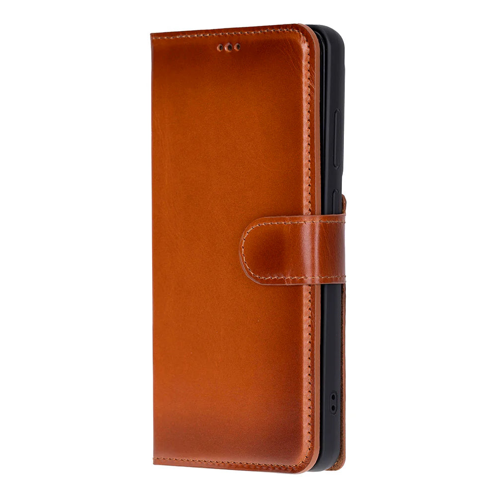 Magic Samsung Galaxy S26 Ultra Detachable Leather Wallet Case – Genuine Leather Phone Case for Everyday Carry | Minimal & Handcrafted