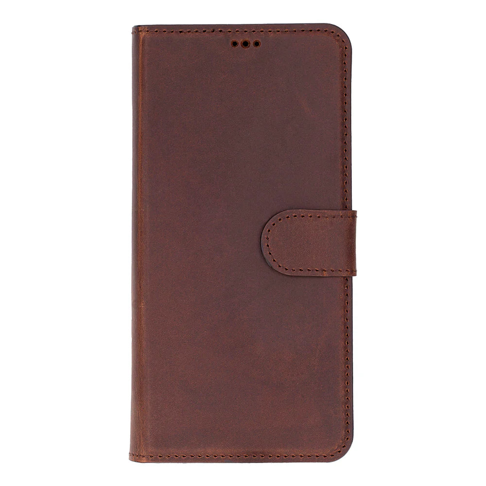 Magic Samsung Galaxy S26 Ultra Detachable Leather Wallet Case – Genuine Leather Phone Case for Everyday Carry | Minimal & Handcrafted