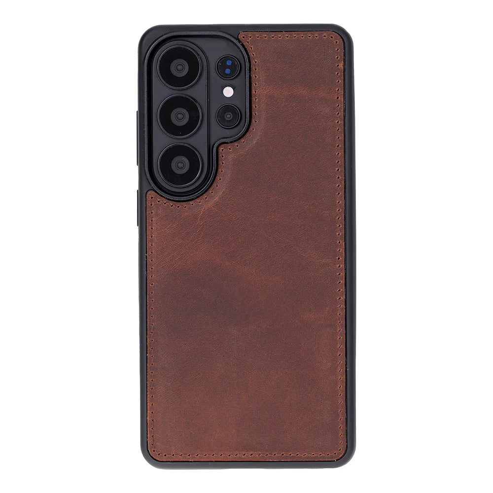Magic Samsung Galaxy S26 Ultra Detachable Leather Wallet Case – Genuine Leather Phone Case for Everyday Carry | Minimal & Handcrafted