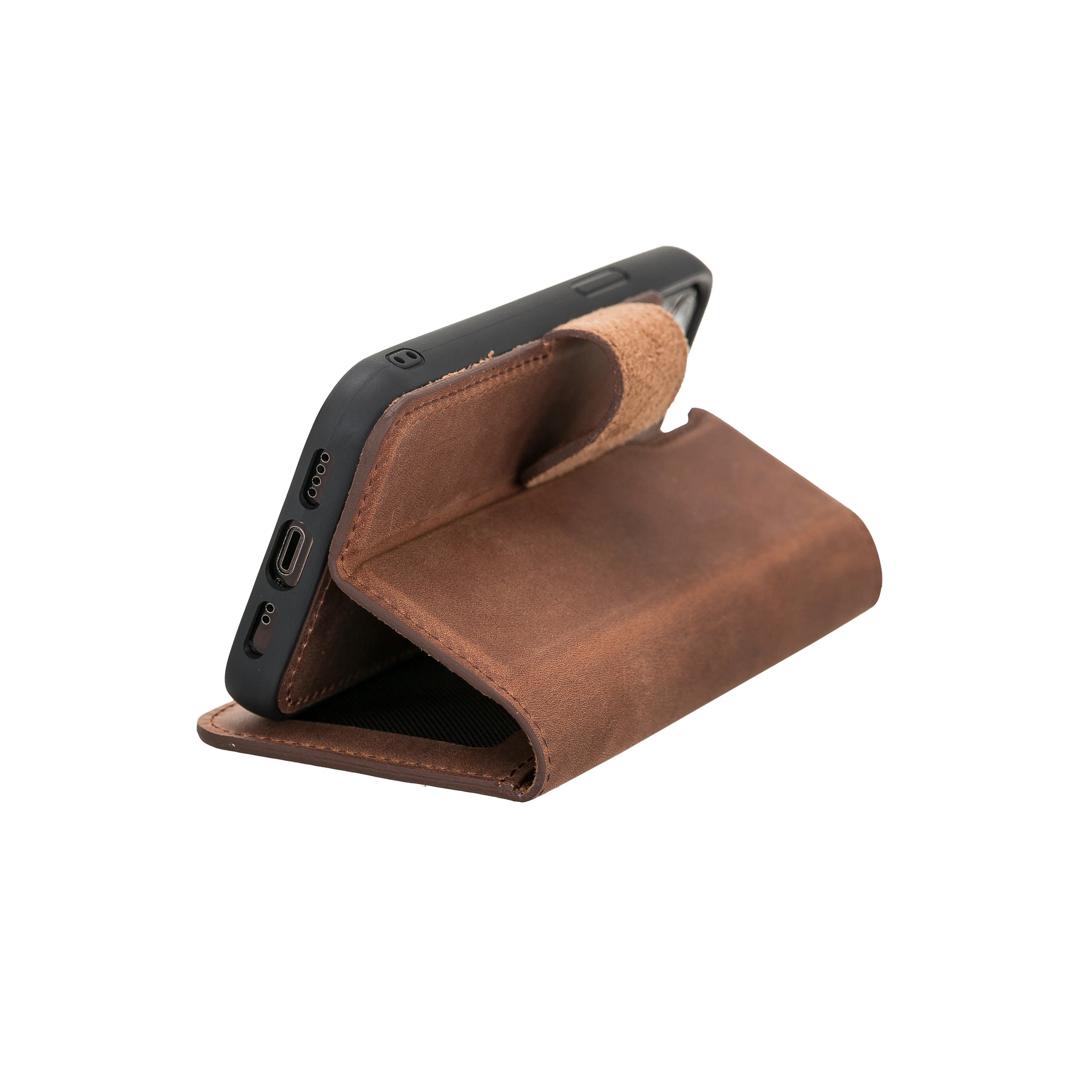 iPhone 12 Mini Leather Wallet Case Detachable RFID – Liluri