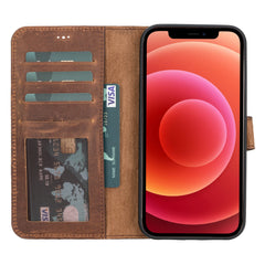 iPhone 12 Pro Max Leather Wallet Case Detachable RFID – Liluri