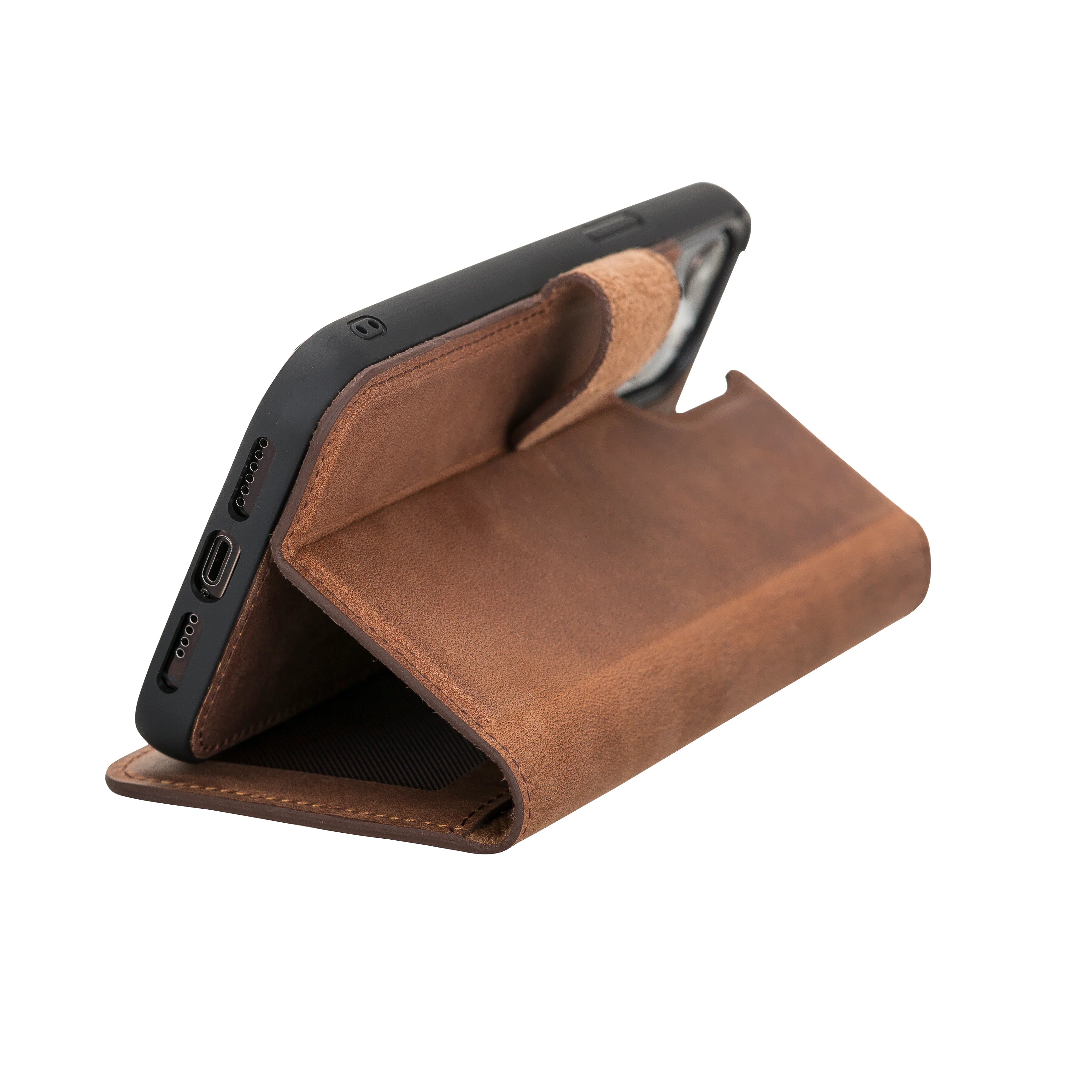 iPhone 12 Pro Max Leather Wallet Case Detachable RFID – Liluri