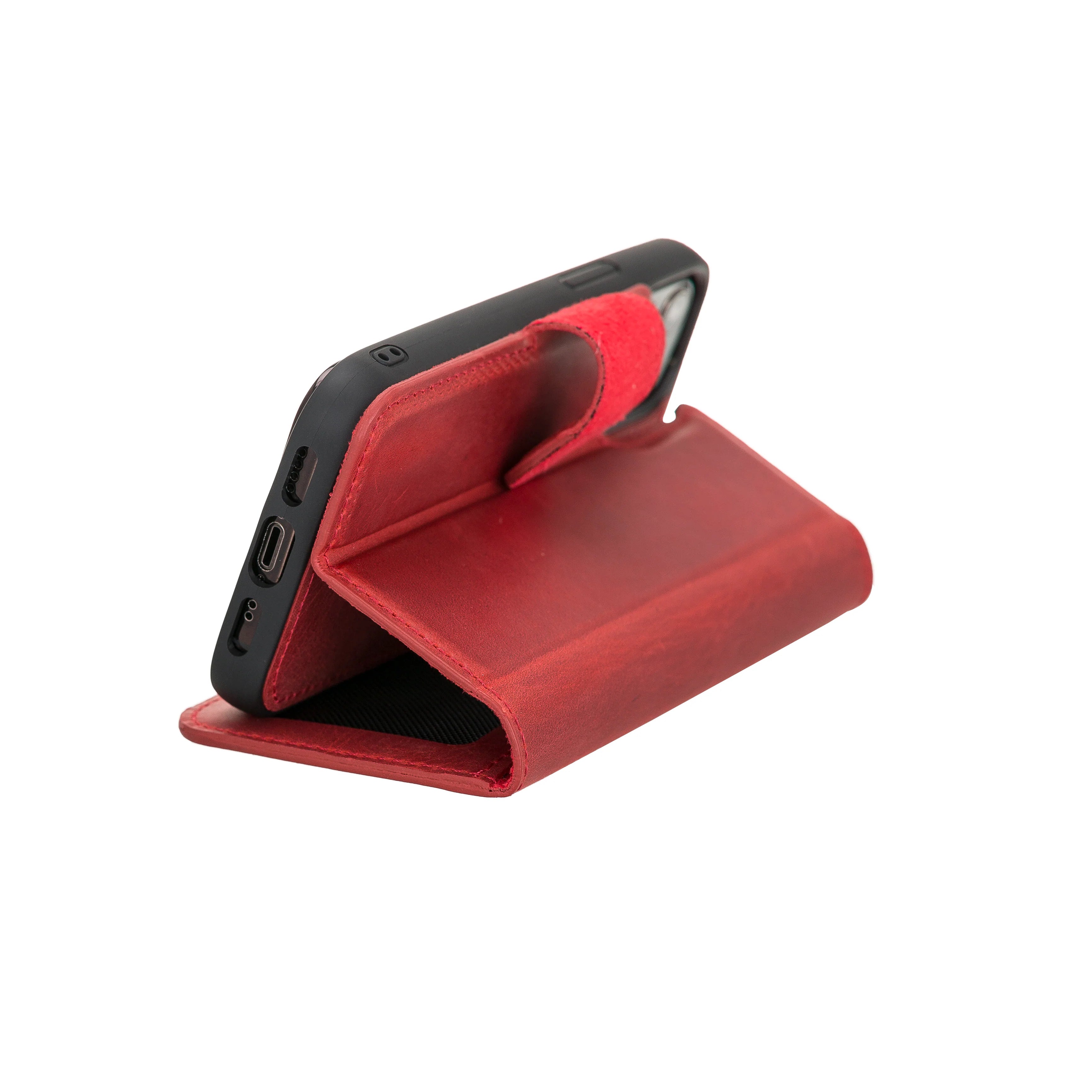 iPhone 12 Mini Leather Wallet Case Detachable RFID – Liluri