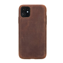 iPhone 11 Genuine Leather Slim Case – Rock Cover